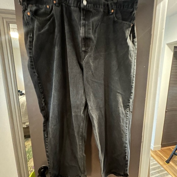 Levi’s 560 Loose Fit Vintage Jeans | M 52x32  W 28-30 | Faded Black Denim - Picture 2 of 5
